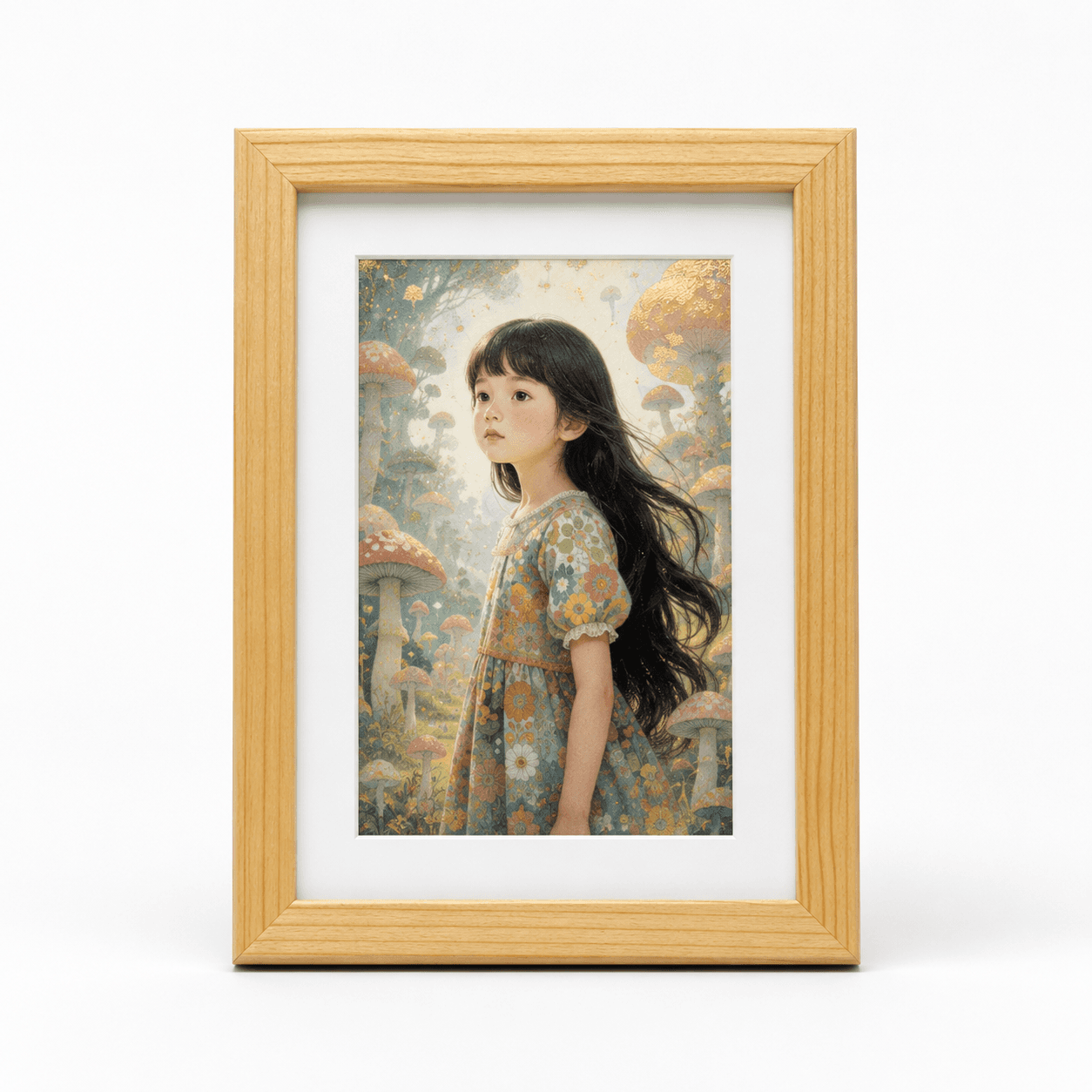 8frames 7-inch color e-ink photo frame, front view